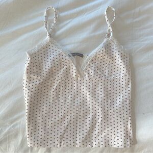 Brandy Melville Amara Lace Hearts Tank